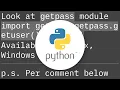 Is there a portable way to get the current username in Python