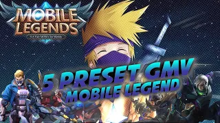 Download 5 Preset Gmv Mobile Legend || Preset ML keren MP3