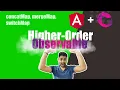 RxJS Higher Level Observables concatMap mergeMap switchMap