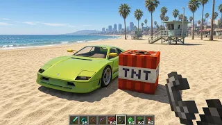 Beraktam a Minecraftot a GTA V-be!