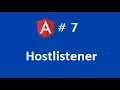 Angular 2 Tutorial 7 More on Hostlistener TutorialsPoint