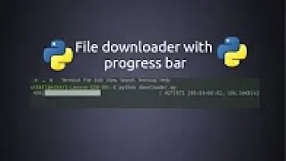 file Downloader with progess bar python