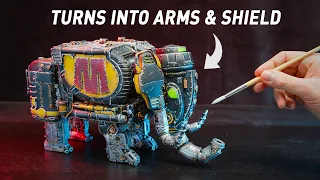 I made a Mastodon that morphs into Megazord arms