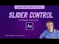 After Effects How To Add Slider Controls for Wiggle Expression