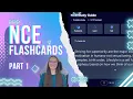 Study Vlog Quizlet Flashcards of NCE Content Episode 1