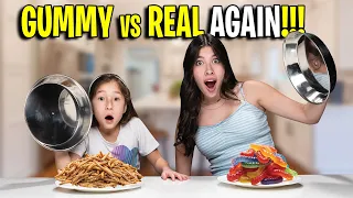 GUMMY VS. REAL CHALLENGE 2026!!! Kid Eats Worms and then Exposes My Crush!