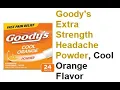Goody s Extra Strength Headache Powder Cool Orange Flavor