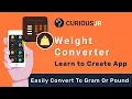 Weight Converter Tonne Kilogram Gram and Pound Learn to Code on CuriousJr