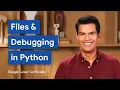 How To Use Python to Work With Files and Debug Code Google Cybersecurity Certificate