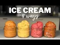 HEALTHY HOMEMADE ICE CREAM 4 Easy Guilt-Free Recipes No Ice Cream Machine Dairy-Free