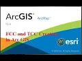 How to create FCC and TCC in Arc GIS