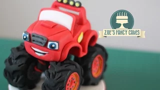 blaze monster machines cake topper