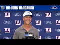 John Harbaugh We leave the practice a better team than when we came in New York Giants
