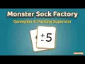 Logic Roots How to Play - Packing Superstar Fun Math Game for Kids Monster Sock Factory