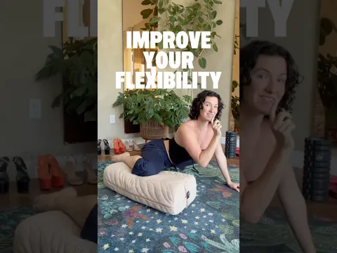 Grab a yoga bolster or a pillow an have fun with me ✨#yogareels #mobility #hips