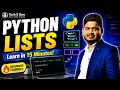 Introduction to Lists in Python Complete Python Tutorial for Beginners Sujit Sir