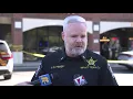 Wake County Sheriff s Office holds a press conference after a chase ends in crash in Knightdale