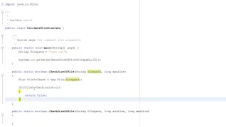 How to Validate the Of a File Using Java