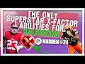 The Best Superstar X-Factor Abilities for Halfback