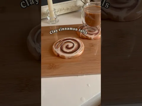 Cinnamon roll coasters by scratch ๐ฅฎโ๏ธ