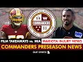 Commanders Get GOOD NEWS On Marcus Mariota What The Films Says About Preseason Week 1 vs Miami