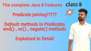 Java 8 features - class 8