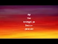 Arcangel, Bad Bunny - La Jumpa (Letra/Lyrics)