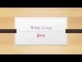 JAVA Loop While Loop With Timer