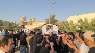 تشييع المرحوم الشاب علي محمد علي ابو علي في مقبره النعيم عصر يوم السبت 18 10 2025 