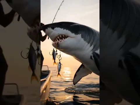 Predatory shark #shark #beach #fish #fishing #ai