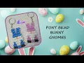 Easter Bunny Gnome Pony Bead Pattern DIY Keychain Tutorial