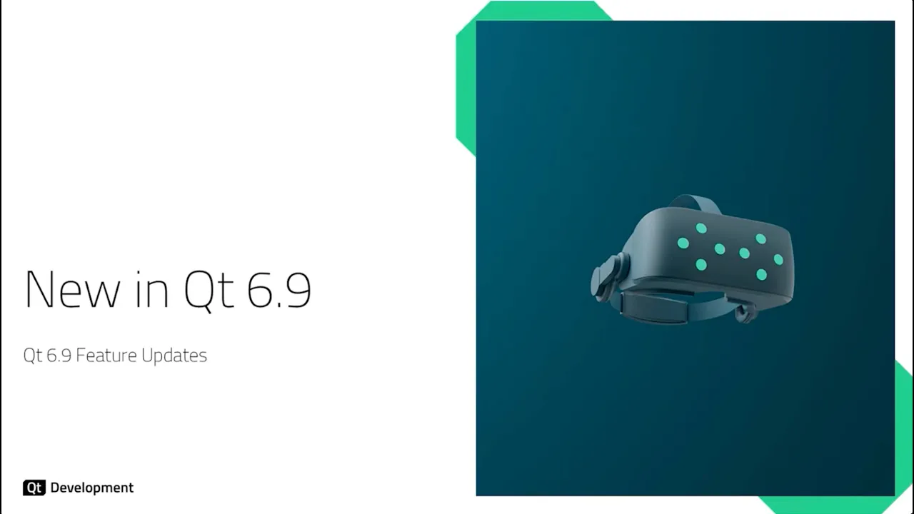 Webinar: Qt 6.9 Major Feature Updates