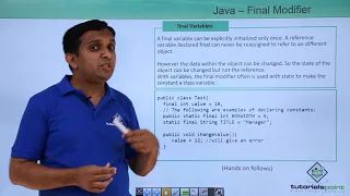 Java - Final Modifier