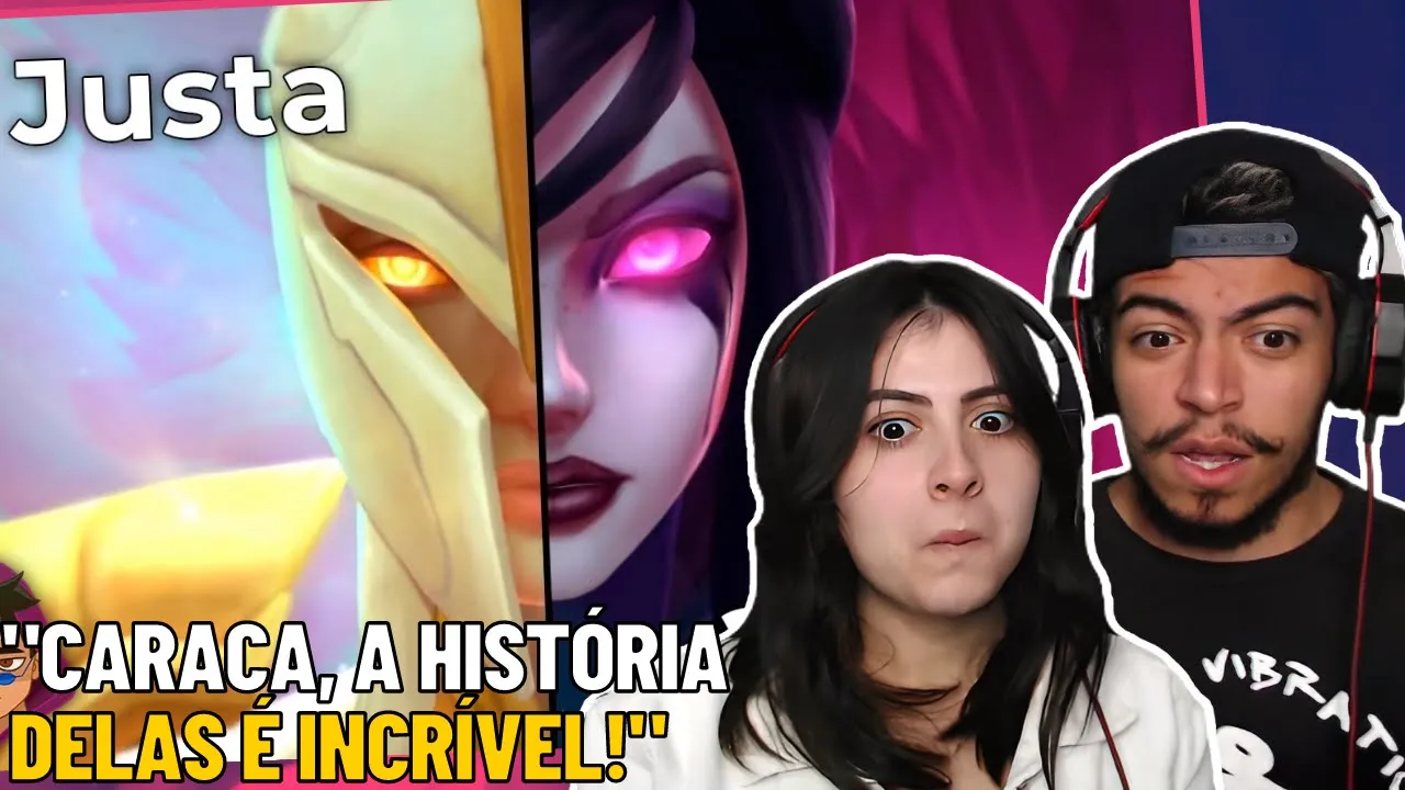 História das irmãs Kayle e Morgana explicada! (UNIVERSO LÚDICO) | REACT LEAGUE OF LEGENDS