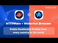 How to set up a proxy in Waterfox browser with HTTPMars