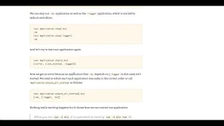Elixir Guides - Supervisor and Application