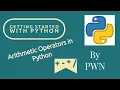 Arithmetic operators in python how to use Arithmetic operators what is Arithmetic PART