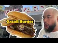 Sheesh Oxtail Burger Shrimp Burger at The Yard in Newark NJ