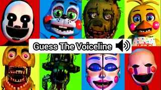 The ULTIMATE Fnaf Character Voiceline Quiz 50 Animatronics
