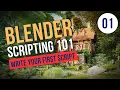 01 - Write your First Script Blender 4 0 Add-on Developer Course