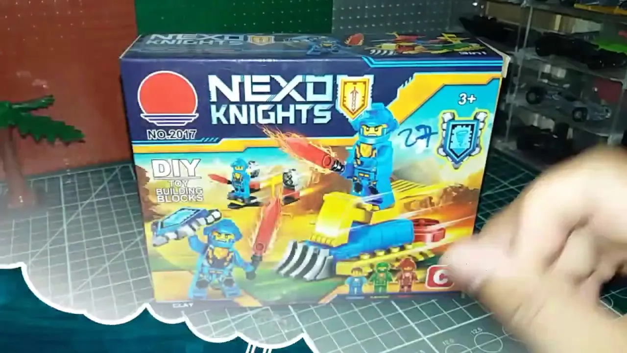 LEGO Nexo Knights Stone Monsters Accessory Set plus Unofficial Minifigures Axl Clay Aaron Lance Macy