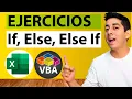 Curso de Macros Excel Ejercicios con la Instruccion If Else ElseIf de VBA
