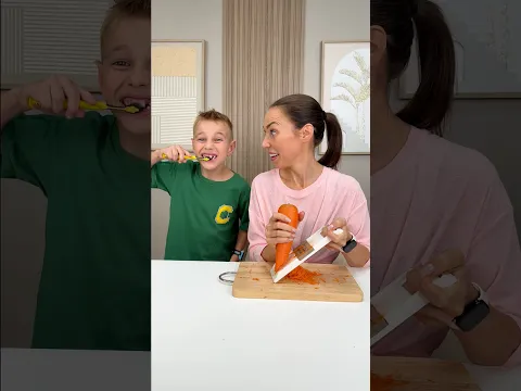 🥕🤪He Copies EVERY Sound Mom Makes 😂