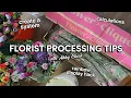 Floral Processing Tips for Efficient Organization Retail Florist Tip