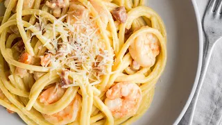 Shrimp Carbonara