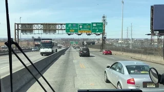 NJ Transit 60FPS Riding MCI D4500CT 7176 on Route 321 New York to Vince Lombardi 17