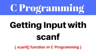 Tutorial 13 Ampersand Operator and scanf C Programming