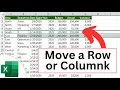 How to Move a Row or Column in Excel WITHOUT REPLACING - Super Quick Method