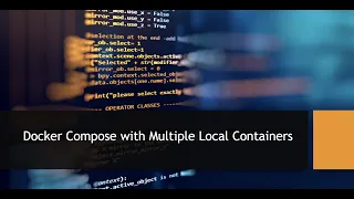 Containerize a node js application via Docker and Run multiple container via Docker-compose 04