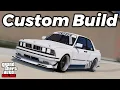 Sentinel Classic Widebody Custom Build in GTA Online BMW E30 M3